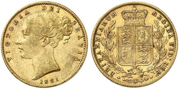 1 Sovereign United Kingdom of Great Britain and Ireland (1801-1922) Gold Victoria (1819 - 1901)