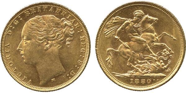 1 Sovereign United Kingdom of Great Britain and Ireland (1801-1922) Gold Victoria (1819 - 1901)