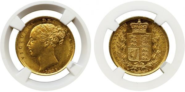 1 Sovereign United Kingdom of Great Britain and Ireland (1801-1922) Gold Victoria (1819 - 1901)