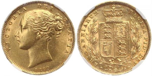 1 Sovereign United Kingdom of Great Britain and Ireland (1801-1922) Gold Victoria (1819 - 1901)