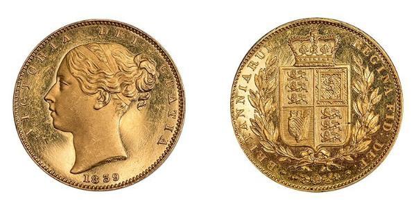 1 Sovereign United Kingdom of Great Britain and Ireland (1801-1922) Gold Victoria (1819 - 1901)