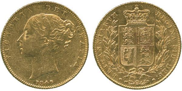 1 Sovereign United Kingdom of Great Britain and Ireland (1801-1922) Gold Victoria (1819 - 1901)