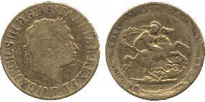 1 Sovereign United Kingdom of Great Britain and Ireland (1801-1922) / United Kingdom Gold George III (1738-1820)