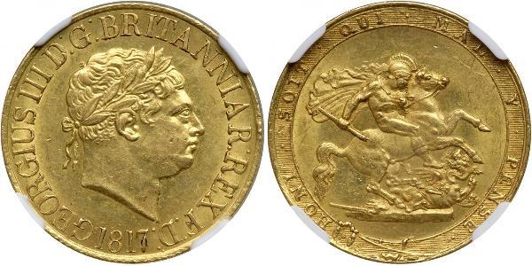 1 Sovereign United Kingdom of Great Britain and Ireland (1801-1922) / United Kingdom Gold George III (1738-1820)