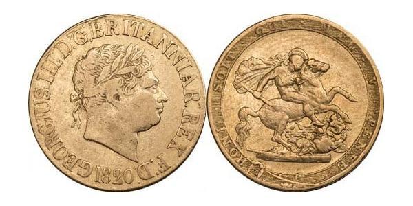 1 Sovereign United Kingdom of Great Britain and Ireland (1801-1922) / United Kingdom Gold George III (1738-1820)