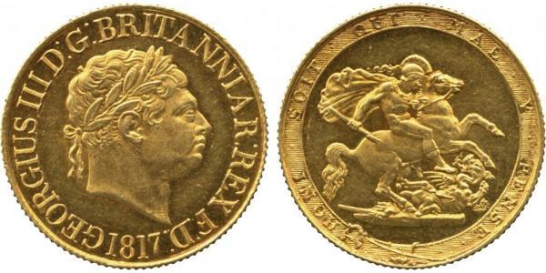 1 Sovereign United Kingdom of Great Britain and Ireland (1801-1922) / United Kingdom Gold George III (1738-1820)