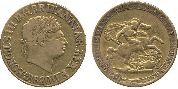 1 Sovereign United Kingdom of Great Britain and Ireland (1801-1922) / United Kingdom Gold George III (1738-1820)