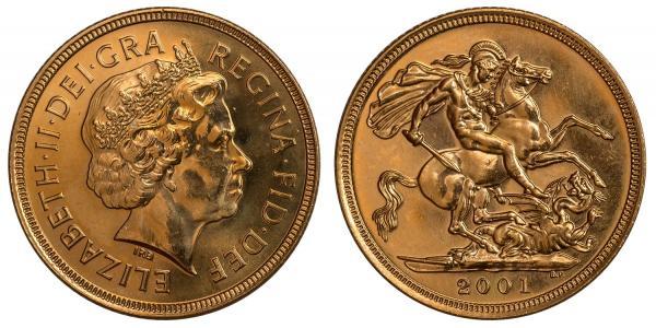 1 Sovereign Vereinigtes Königreich Gold Elizabeth II (1926-2022)