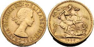 1 Sovereign Vereinigtes Königreich (1922-) Gold Elizabeth II (1926-2022)