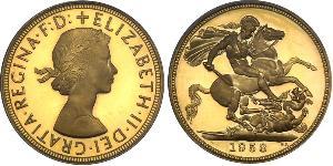 1 Sovereign Vereinigtes Königreich (1922-) Gold Elizabeth II (1926-2022)