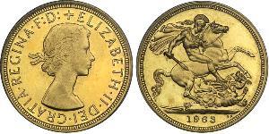 1 Sovereign Vereinigtes Königreich (1922-) Gold Elizabeth II (1926-2022)