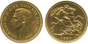 1 Sovereign Vereinigtes Königreich (1922-) Gold Georg VI (1895-1952)