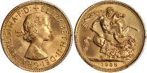 1 Sovereign Vereinigtes Königreich (1922-) Gold Elizabeth II (1926-2022)