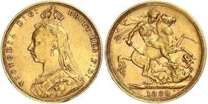 1 Sovereign Vereinigtes Königreich von Großbritannien und Irland (1801-1922) Gold Victoria (1819 - 1901)