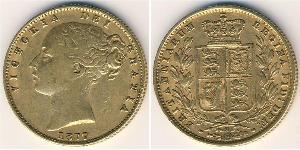 1 Sovereign Vereinigtes Königreich von Großbritannien und Irland (1801-1922) Gold Victoria (1819 - 1901)