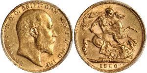 1 Sovereign Vereinigtes Königreich von Großbritannien und Irland (1801-1922) Gold Eduard VII (1841-1910)