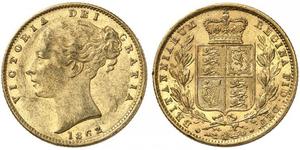 1 Sovereign Vereinigtes Königreich von Großbritannien und Irland (1801-1922) Gold Victoria (1819 - 1901)