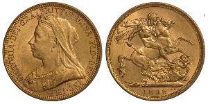 1 Sovereign Vereinigtes Königreich von Großbritannien und Irland (1801-1922) Gold Victoria (1819 - 1901)