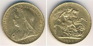 1 Sovereign Vereinigtes Königreich von Großbritannien und Irland (1801-1922) Gold Victoria (1819 - 1901)