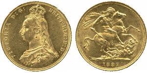 1 Sovereign Vereinigtes Königreich von Großbritannien und Irland (1801-1922) Gold Victoria (1819 - 1901)