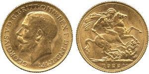 1 Sovereign Vereinigtes Königreich von Großbritannien und Irland (1801-1922) Gold George V (1865-1936)