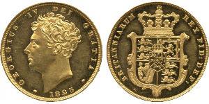 1 Sovereign Vereinigtes Königreich von Großbritannien und Irland (1801-1922) Gold Georg IV (1762-1830)