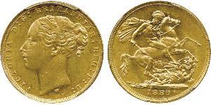 1 Sovereign Vereinigtes Königreich von Großbritannien und Irland (1801-1922) Gold Victoria (1819 - 1901)