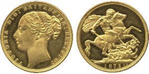 1 Sovereign Vereinigtes Königreich von Großbritannien und Irland (1801-1922) Gold Victoria (1819 - 1901)