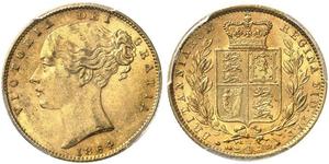 1 Sovereign Vereinigtes Königreich von Großbritannien und Irland (1801-1922) Gold Victoria (1819 - 1901)