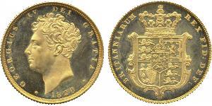 1 Sovereign Vereinigtes Königreich von Großbritannien und Irland (1801-1922) Gold Georg IV (1762-1830)