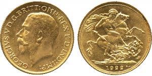 1 Sovereign Vereinigtes Königreich von Großbritannien und Irland (1801-1922) Gold George V (1865-1936)