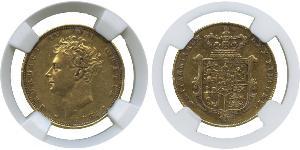 1 Sovereign Vereinigtes Königreich von Großbritannien und Irland (1801-1922) Gold Georg IV (1762-1830)