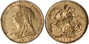 1 Sovereign Vereinigtes Königreich von Großbritannien und Irland (1801-1922) Gold Victoria (1819 - 1901)