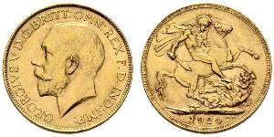 1 Sovereign Vereinigtes Königreich von Großbritannien und Irland (1801-1922) Gold George V (1865-1936)