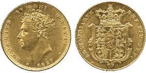 1 Sovereign Vereinigtes Königreich von Großbritannien und Irland (1801-1922) Gold Georg IV (1762-1830)