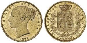 1 Sovereign Vereinigtes Königreich von Großbritannien und Irland (1801-1922) Gold Victoria (1819 - 1901)