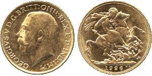 1 Sovereign Vereinigtes Königreich von Großbritannien und Irland (1801-1922) Gold George V (1865-1936)