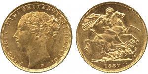 1 Sovereign Vereinigtes Königreich von Großbritannien und Irland (1801-1922) Gold Victoria (1819 - 1901)