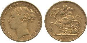 1 Sovereign Vereinigtes Königreich von Großbritannien und Irland (1801-1922) Gold Victoria (1819 - 1901)