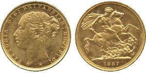 1 Sovereign Vereinigtes Königreich von Großbritannien und Irland (1801-1922) Gold Victoria (1819 - 1901)