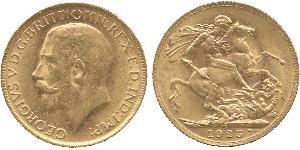 1 Sovereign Vereinigtes Königreich von Großbritannien und Irland (1801-1922) Gold George V (1865-1936)