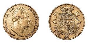 1 Sovereign Vereinigtes Königreich von Großbritannien und Irland (1801-1922) Gold Wilhelm IV (1765-1837)