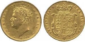 1 Sovereign Vereinigtes Königreich von Großbritannien und Irland (1801-1922) Gold Georg IV (1762-1830)