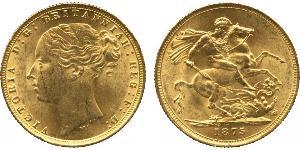 1 Sovereign Vereinigtes Königreich von Großbritannien und Irland (1801-1922) Gold Victoria (1819 - 1901)