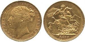 1 Sovereign Vereinigtes Königreich von Großbritannien und Irland (1801-1922) Gold Victoria (1819 - 1901)