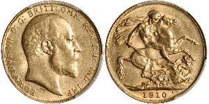 1 Sovereign Vereinigtes Königreich von Großbritannien und Irland (1801-1922) Gold Eduard VII (1841-1910)