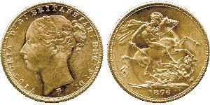 1 Sovereign Vereinigtes Königreich von Großbritannien und Irland (1801-1922) Gold Victoria (1819 - 1901)