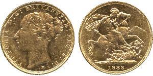 1 Sovereign Vereinigtes Königreich von Großbritannien und Irland (1801-1922) Gold Victoria (1819 - 1901)