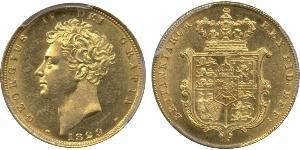 1 Sovereign Vereinigtes Königreich von Großbritannien und Irland (1801-1922) Gold Georg IV (1762-1830)