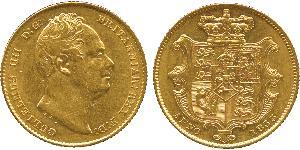 1 Sovereign Vereinigtes Königreich von Großbritannien und Irland (1801-1922) Gold Wilhelm IV (1765-1837)